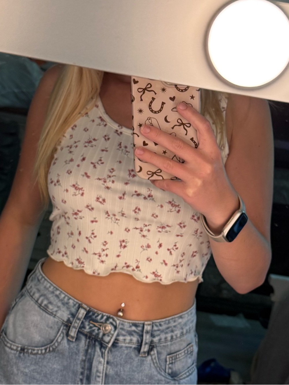 Floral tank top